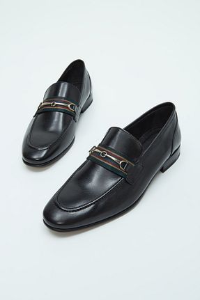 کفش کلاسیک مشکی مردانه چرم خالص Tamer Tanca - کد 207190475