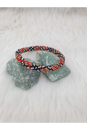 دستبند جواهر قرمز زنانه سنگ طبیعی HAPPY HANDMADE - کد 774945996