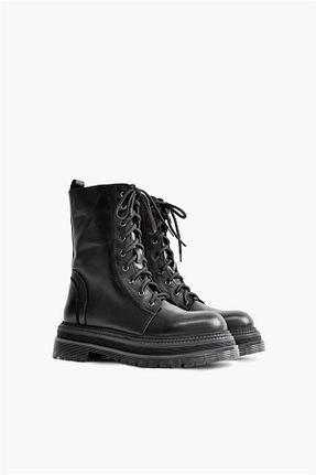 بوت / نیم بوت مشکی زنانه جیر Shoes & More - کد 375471661