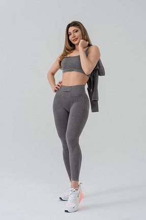 ساق شلواری قهوه ای زنانه بافت GYMXPRO - کد 774242507