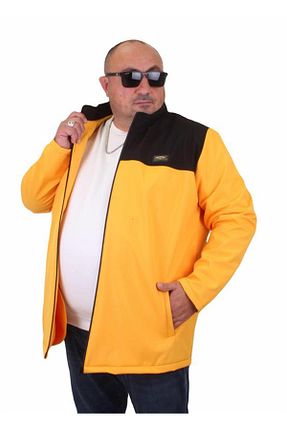 کاپشن سایز بزرگ زرد زنانه سایز بزرگ Starbattal - کد 774033071