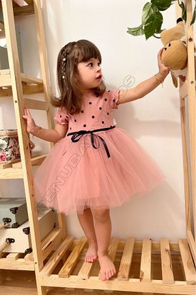 لباس صورتی بچه گانه بافت penu baby kids - کد 638037102
