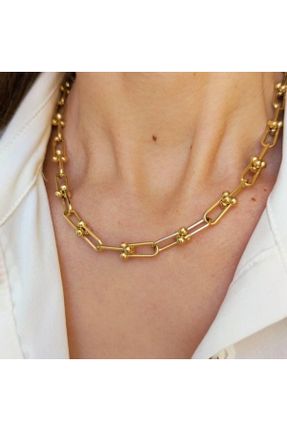 گردنبند جواهر طلائی زنانه کد 774745466