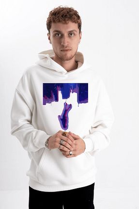 سوئیشرت سفید زنانه Sanatsal PullTheHood - کد 775826125