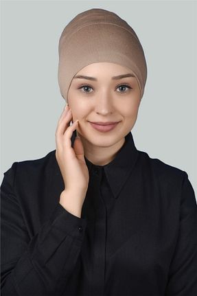کلاه شنای حجاب بژ زنانه Altobeh - کد 168736601