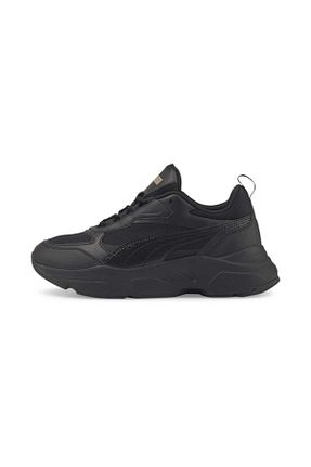 کفش پیاده روی مشکی زنانه چرم اصل Puma - کد 775438065