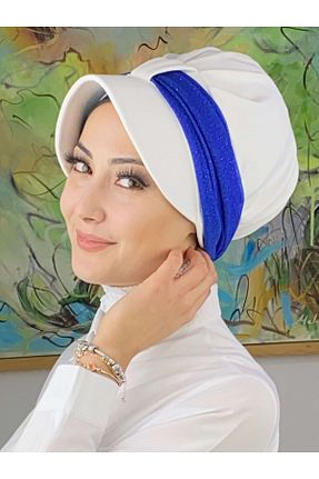کلاه سفید زنانه BUTİKAMBAR - کد 775238448