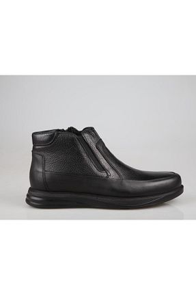 کفش کلاسیک مشکی مردانه چرم خالص KOMCERO - کد 775438994