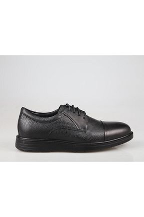 کفش کلاسیک مشکی مردانه چرم خالص KOMCERO - کد 775436606