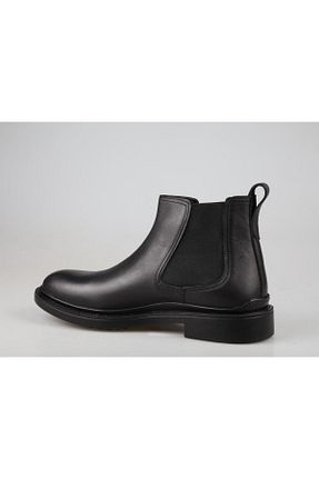 بوت / نیم بوت مشکی مردانه چرم خالص KOMCERO - کد 775440351