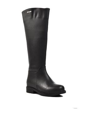 چکمه مشکی زنانه پاشنه کوتاه (1 - 4 سانتی متر) Pierre Cardin - کد 775460570