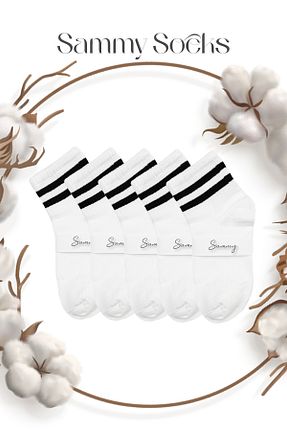 جوراب سفید زنانه پنبه ای Sammy Socks - کد 764468545