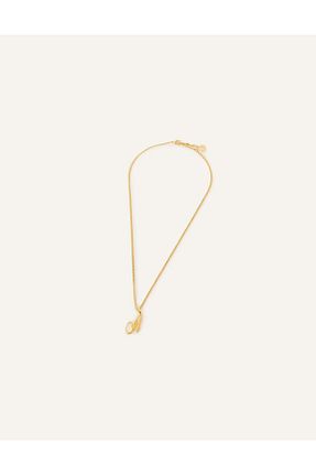 گردنبند جواهر طلائی زنانه روکش طلا Accessorize - کد 670159690