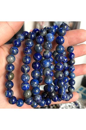 دستبند جواهر آبی زنانه سنگ طبیعی NBS Beautiful Naturel Stones - کد 775776037