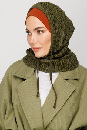 کلاه پشمی خاکی زنانه پنبه ای Mooncorn - کد 646687840