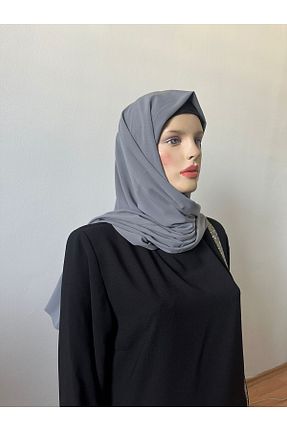 شال طوسی زنانه Medine İpeği Eflatun - کد 775927632