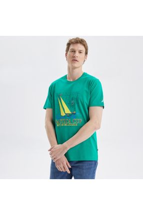 تی شرت سبز مردانه رگولار کد 679694842