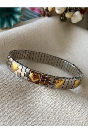 دستبند استیل زنانه فولاد ( استیل ) کد 776085038