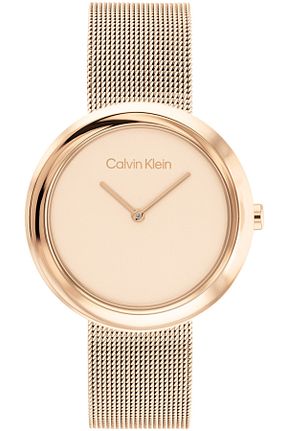 ساعت مچی صورتی زنانه 31-35 میلی متر Calvin Klein - کد 322118041