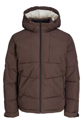 کاپشن قهوه ای مردانه پلی استر Jack & Jones - کد 774358701