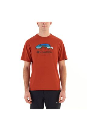 تی شرت نارنجی مردانه رگولار کد 775036381