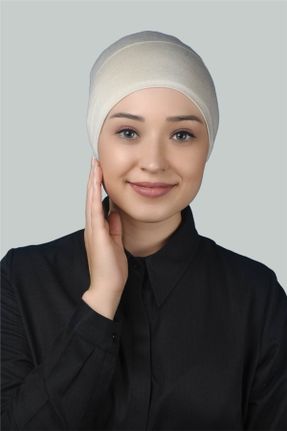 کلاه شنای اسلامی بژ زنانه کد 152729688