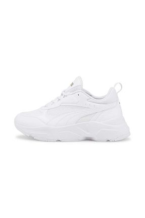 کفش پیاده روی سفید زنانه چرم اصل Puma - کد 775437921