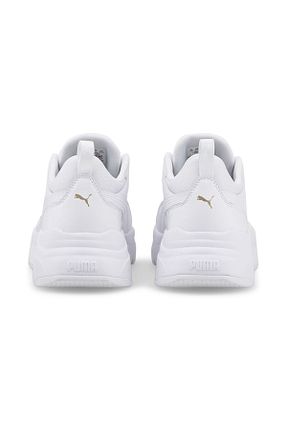 کفش پیاده روی سفید زنانه چرم اصل Puma - کد 775437921