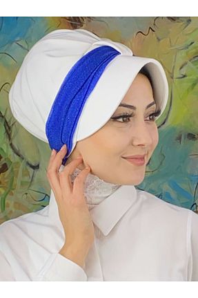 کلاه سفید زنانه BUTİKAMBAR - کد 775238448