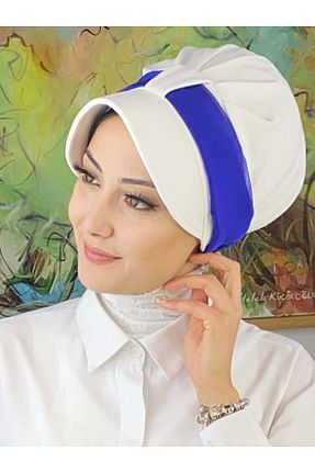 کلاه سفید زنانه BUTİKAMBAR - کد 775228217