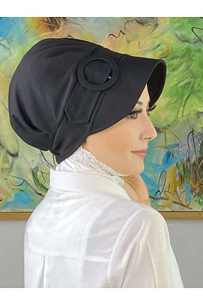 کلاه مشکی زنانه BUTİKAMBAR - کد 775222938