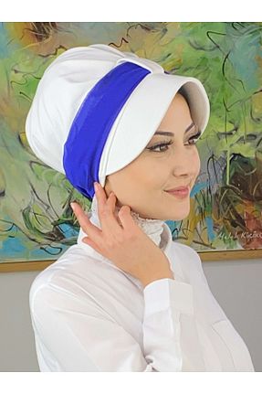 کلاه سفید زنانه BUTİKAMBAR - کد 775228217