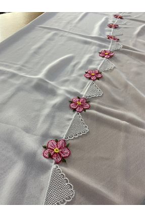 دستمال گردن بژ زنانه ابریشم Çiğdem Tuhafiye - کد 775237139