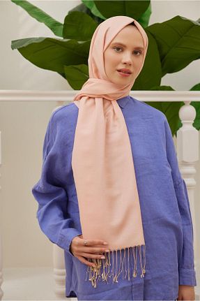 شال صورتی زنانه Şalland - کد 711431961
