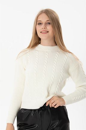 پلیور بژ زنانه Saç Örgü Ocean - کد 756734369