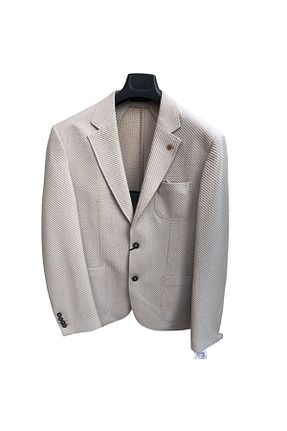 کت بژ مردانه اسلیم فیت SÜVARİ - کد 775555026