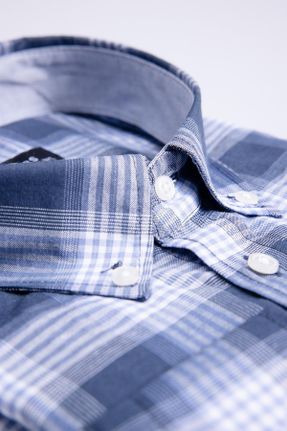 پیراهن مردانه سایز بزرگ پنبه - پلی استر کد 771574737