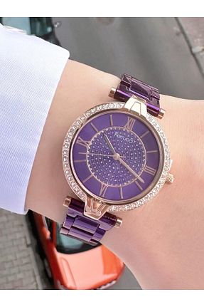 ساعت مچی بنفش زنانه 31-35 میلی متر Ferrucci - کد 775724335
