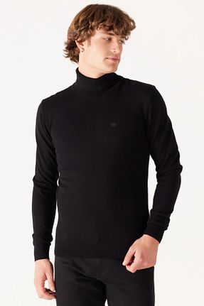پلیور مشکی مردانه ساده Wrangler - کد 775799589