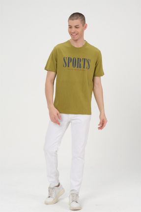تی شرت سبز مردانه بیسیک کد 280895614
