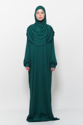 لباس سبز زنانه بافت بافتنی رگولار آستین-بلند کد 736039375