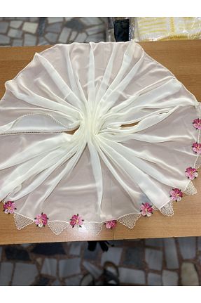 دستمال گردن بژ زنانه ابریشم Çiğdem Tuhafiye - کد 775237139