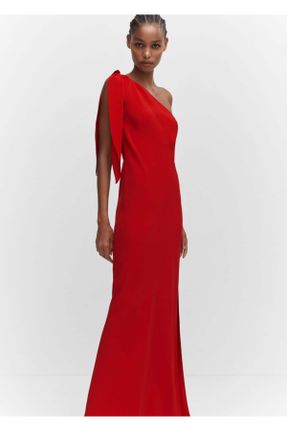 لباس قرمز زنانه بافت رگولار کد 740969900