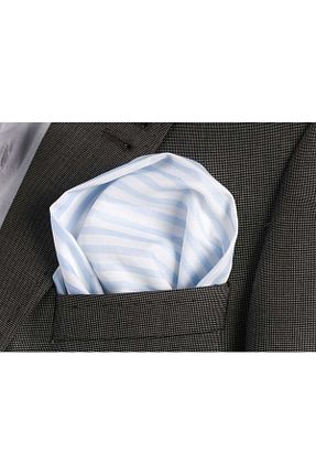 دستمال جیبی سفید مردانه پارچه ای Exve Exclusive - کد 37191909