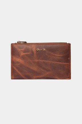 کیف پول قهوه ای زنانه سایز متوسط Grande - کد 354249457