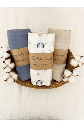 پارچه موسیلین رنگی Tinybabyconcept - کد 775480433