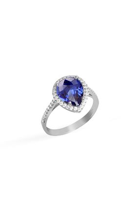 انگشتر نقره زنانه کریستال Silveranka - کد 775739630