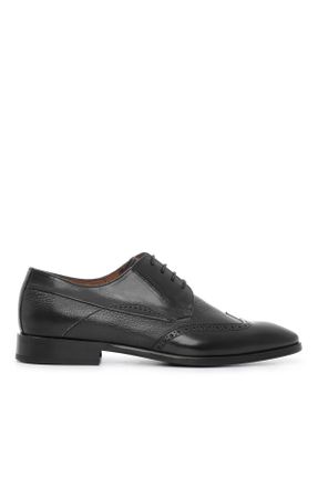 کفش کلاسیک مشکی مردانه پاشنه کوتاه ( 4 - 1 cm ) پاشنه ضخیم کد 204984247