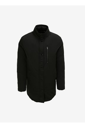 پالتو پشمی مشکی مردانه رگولار FABRIKA COMFORT - کد 775832197