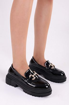 کفش لوفر مشکی زنانه جیر Shoeberry - کد 775918408